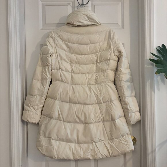 Beige Moncler Meillon Long Down Jacket Coat - Size 3 - Picture 2 of 9